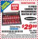 Harbor Freight ITC Coupon 15 PIECE WOODWORKING ROUTER BIT SET FOR TABLE ROUTERS Lot No. 68872 Expired: 7/31/15 - $29.99