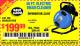 Harbor Freight Coupon 50 FT. ELECTRIC DRAIN CLEANER Lot No. 68285/61856 Expired: 3/21/15 - $199.99