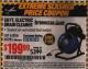 Harbor Freight Coupon 50 FT. ELECTRIC DRAIN CLEANER Lot No. 68285/61856 Expired: 8/31/16 - $199.99