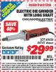 Harbor Freight ITC Coupon ELECTRIC DIE GRINDER WITH LONG SHAFT Lot No. 60656/44141 Expired: 3/31/15 - $29.99