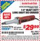 Harbor Freight ITC Coupon ELECTRIC DIE GRINDER WITH LONG SHAFT Lot No. 60656/44141 Expired: 7/31/15 - $29.99