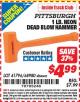 Harbor Freight ITC Coupon 1 LB. NEON DEAD BLOW HAMMER Lot No. 41796/68980 Expired: 3/31/15 - $4.99