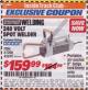 Harbor Freight ITC Coupon 240 VOLT SPOT WELDER Lot No. 45690/61206 Expired: 5/31/17 - $159.99