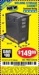 Harbor Freight Coupon WELDING STORAGE CABINET Lot No. 62275/61705 Expired: 8/17/15 - $149.99