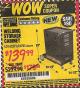 Harbor Freight Coupon WELDING STORAGE CABINET Lot No. 62275/61705 Expired: 9/30/15 - $139.99