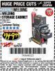 Harbor Freight Coupon WELDING STORAGE CABINET Lot No. 62275/61705 Expired: 2/28/17 - $149.99