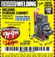 Harbor Freight Coupon WELDING STORAGE CABINET Lot No. 62275/61705 Expired: 9/11/17 - $149.99