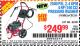 Harbor Freight Coupon 2500 PSI, 2.4 GPM 4 HP (160 CC) PRESSURE WASHER Lot No. 62201 Expired: 5/16/15 - $249.99