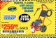 Harbor Freight Coupon 2500 PSI, 2.4 GPM 4 HP (160 CC) PRESSURE WASHER Lot No. 62201 Expired: 11/19/16 - $259.99