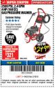 Harbor Freight Coupon 2500 PSI, 2.4 GPM 4 HP (160 CC) PRESSURE WASHER Lot No. 62201 Expired: 3/18/18 - $249.99