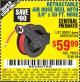 Harbor Freight Coupon RETRACTABLE AIR HOSE REEL WITH 3/8" x 50 FT. HOSE Lot No. 93897/69265/62344 Expired: 9/12/15 - $59.99