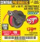 Harbor Freight Coupon RETRACTABLE AIR HOSE REEL WITH 3/8" x 50 FT. HOSE Lot No. 93897/69265/62344 Expired: 3/4/18 - $59.99