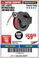 Harbor Freight Coupon RETRACTABLE AIR HOSE REEL WITH 3/8" x 50 FT. HOSE Lot No. 93897/69265/62344 Expired: 3/25/18 - $59.99