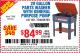 Harbor Freight Coupon 20 GALLON PARTS WASHER WITH PUMP Lot No. 7340/60769/94702 Expired: 7/1/15 - $84.99