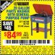 Harbor Freight Coupon 20 GALLON PARTS WASHER WITH PUMP Lot No. 7340/60769/94702 Expired: 9/8/15 - $84.99