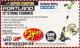 Harbor Freight Coupon 13" ELECTRIC STRING TRIMMER Lot No. 62567/62338 Expired: 5/31/17 - $24.99