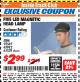 Harbor Freight ITC Coupon FIVE LED MAGNETIC HEAD LAMP Lot No. 61528/93549 Expired: 11/30/17 - $2.99