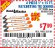 Harbor Freight Coupon 4 PIECE 1" X 15 FT. RATCHETING TIE DOWNS Lot No. 90984/60405/61524/62322/63056/63057/63150 Expired: 9/12/15 - $7.99