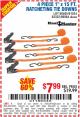 Harbor Freight Coupon 4 PIECE 1" X 15 FT. RATCHETING TIE DOWNS Lot No. 90984/60405/61524/62322/63056/63057/63150 Expired: 10/1/15 - $7.99