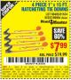 Harbor Freight Coupon 4 PIECE 1" X 15 FT. RATCHETING TIE DOWNS Lot No. 90984/60405/61524/62322/63056/63057/63150 Expired: 10/18/15 - $7.99