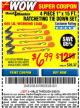 Harbor Freight Coupon 4 PIECE 1" X 15 FT. RATCHETING TIE DOWNS Lot No. 90984/60405/61524/62322/63056/63057/63150 Expired: 6/30/16 - $6.99