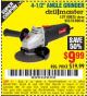 Harbor Freight Coupon DRILLMASTER 4-1/2" ANGLE GRINDER Lot No. 69645/60625 Expired: 10/18/15 - $9.99