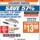 Harbor Freight ITC Coupon 21 PIECE HIGH VISIBILITY 1/4" DRIVE SAE/METRIC SOCKET SET Lot No. 62303/67905 Expired: 3/6/18 - $13.99