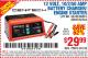 Harbor Freight Coupon 12 VOLT, 2/10/50 AMP BATTERY CHARGER/ENGINE STARTER Lot No. 66783/60581/60653/62334 Expired: 7/16/15 - $29.99
