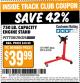 Harbor Freight ITC Coupon 750 LB. CAPACITY ENGINE STAND Lot No. 32915/69887/61238 Expired: 6/23/15 - $39.99