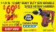 Harbor Freight Coupon 1-1/8 IN. 10 AMP HEAVY DUTY SDS VARIABLE SPEED ROTARY HAMMER Lot No. 61882/69274 Expired: 5/31/15 - $69.96