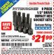 Harbor Freight ITC Coupon 8 PIECE 1/2" DRIVE IMPACT HEX SOCKET SETS Lot No. 61335/67893/67895/61337 Expired: 4/30/16 - $21.99