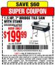 Harbor Freight Coupon 7", 1.5 HP, BRIDGE WET CUT TILE SAW WITH STAND Lot No. 60608/97360 Expired: 5/17/15 - $199.99