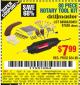 Harbor Freight Coupon 80 PIECE ROTARY TOOL KIT Lot No. 68986/97626/63292/63235 Expired: 8/25/15 - $7.99