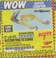 Harbor Freight Coupon 2" x 27 FT. RATCHETING TIE DOWN Lot No. 60689/62134/95106 Expired: 5/31/15 - $9.99