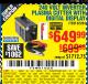 Harbor Freight Coupon 240 VOLT INVERTER PLASMA CUTTER WITH DIGITAL DISPLAY Lot No. 64808 Expired: 5/6/17 - $649.99
