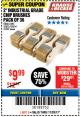 Harbor Freight Coupon 2" INDUSTRIAL GRADE CHIP BRUSHES, PACK OF 36 Lot No. 62625/61493/61567 Expired: 11/26/17 - $9.99