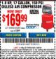 Harbor Freight Coupon 1.8 HP, 17 GALLON, 150 PSI OILLESS AIR COMPRESSOR Lot No. 69666/68066 Expired: 12/6/15 - $169.99