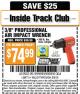 Harbor Freight ITC Coupon 3/8" PROFESSIONAL AIR IMPACT WRENCH Lot No. 68425 Expired: 5/5/15 - $74.99