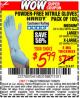 Harbor Freight Coupon POWDER-FREE NITRILE GLOVES PACK OF 100 Lot No. 68496/61363/97581/68497/61360/68498/61359 Expired: 11/30/15 - $5.99