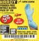 Harbor Freight Coupon POWDER-FREE NITRILE GLOVES PACK OF 100 Lot No. 68496/61363/97581/68497/61360/68498/61359 Expired: 6/13/18 - $5.99