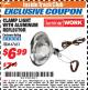 Harbor Freight ITC Coupon CLAMP LIGHT WITH ALUMINUM REFLECTOR Lot No. 67651 Expired: 10/31/17 - $6.99
