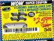 Harbor Freight Coupon 8 CHANNEL SURVEILLANCE DVR WITH 4 INFRARED CAMERAS Lot No. 68332/61229/61624/62463 Expired: 9/12/15 - $259.99