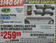 Harbor Freight Coupon 8 CHANNEL SURVEILLANCE DVR WITH 4 INFRARED CAMERAS Lot No. 68332/61229/61624/62463 Expired: 4/30/16 - $259.99