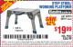 Harbor Freight Coupon STEP STOOL/WORKING PLATFORM Lot No. 66911/62515 Expired: 12/1/15 - $19.99
