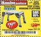 Harbor Freight Coupon STEP STOOL/WORKING PLATFORM Lot No. 66911/62515 Expired: 12/11/17 - $19.99