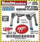 Harbor Freight Coupon STEP STOOL/WORKING PLATFORM Lot No. 66911/62515 Expired: 2/23/18 - $19.99