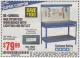Harbor Freight Coupon MULTIPURPOSE WORKBENCH WITH LIGHTING AND OUTLET Lot No. 62563/60723/99681 Expired: 5/31/15 - $79.99