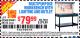 Harbor Freight Coupon MULTIPURPOSE WORKBENCH WITH LIGHTING AND OUTLET Lot No. 62563/60723/99681 Expired: 7/18/15 - $79.99