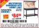 Harbor Freight Coupon MULTIPURPOSE WORKBENCH WITH LIGHTING AND OUTLET Lot No. 62563/60723/99681 Expired: 3/10/16 - $84.99