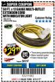 Harbor Freight Coupon 12 GAUGE X 50FT MULTI-OUTLET EXTENSION CORD WITH INDICATOR LIGHT Lot No. 96709/62903/61953/62904 Expired: 8/31/17 - $29.99